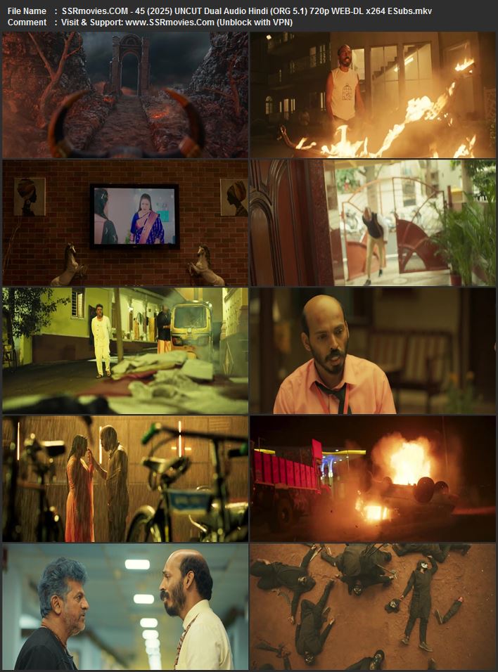 45 2025 Dual Audio Hindi (ORG 5.1) 1080p 720p 480p WEB-DL x264 ESubs 45 2025 Dual Audio Hindi (ORG 5.1) 1080p 720p 480p WEB-DL x264 ESubs