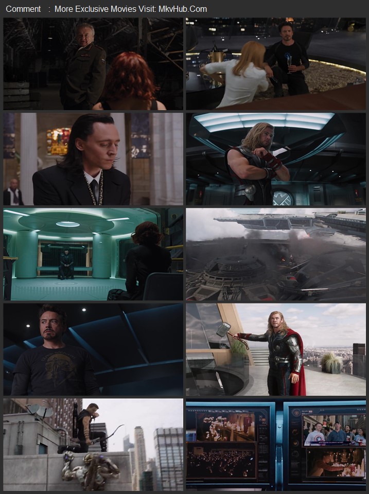 The Avengers 2012 Dual Audio [Hindi-English] ORG 5.1 480p 720p 1080p BluRay x264 ESubs Download