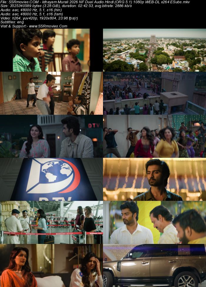 Idhayam Murali 2026 NF Dual Audio Hindi (ORG 5.1) 4K 1080p 720p 480p WEB-DL x264 ESubs