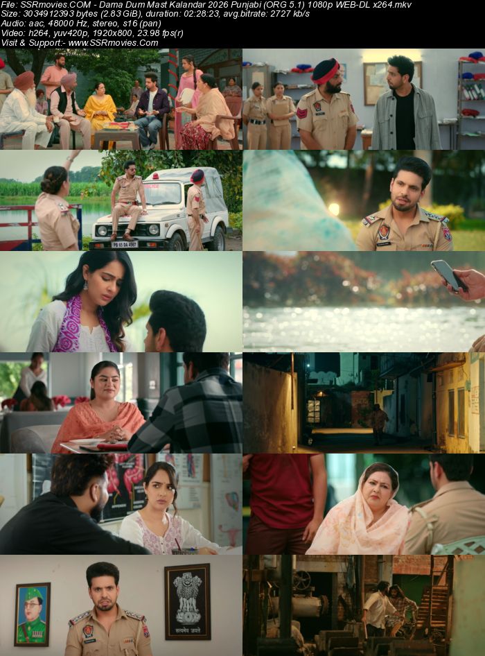 Dama Dum Mast Kalandar 2026 Punjabi (ORG 5.1) 1080p 720p 480p WEB-DL x264 ESubs