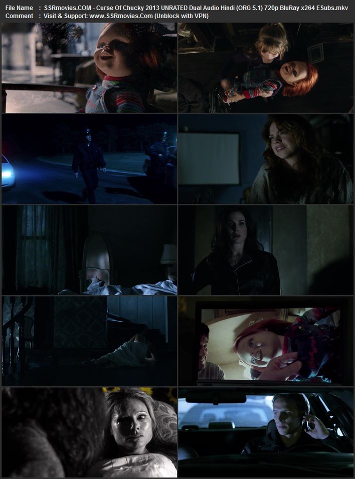 Curse of Chucky 2013 Dual Audio Hindi (ORG 5.1) 1080p 720p 480p BluRay x264 ESubs