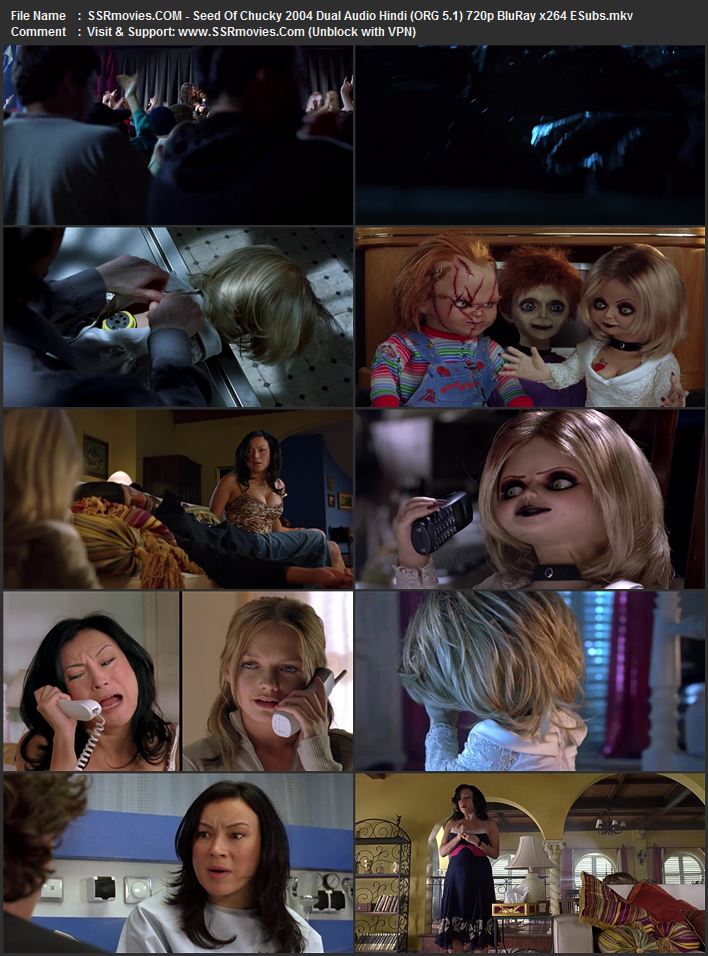 Seed of Chucky 2004 Dual Audio Hindi (ORG 5.1) 1080p 720p 480p BluRay x264 ESubs