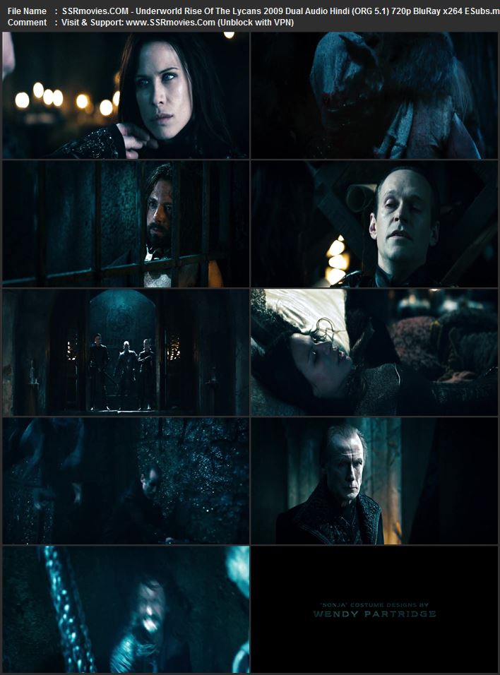 Underworld: Rise of the Lycans 2009 Dual Audio Hindi (ORG 5.1) 1080p 720p 480p WEB-DL x264 ESubs