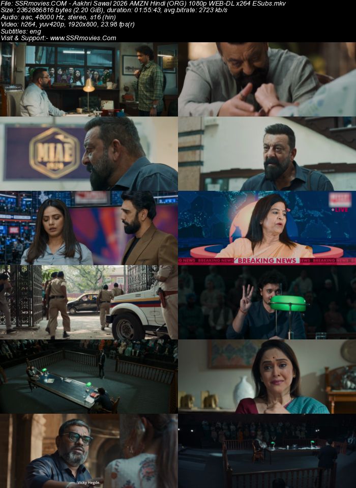Aakhri Sawal 2026 AMZN Hindi (ORG) 1080p 720p 480p WEB-DL x264 ESubs