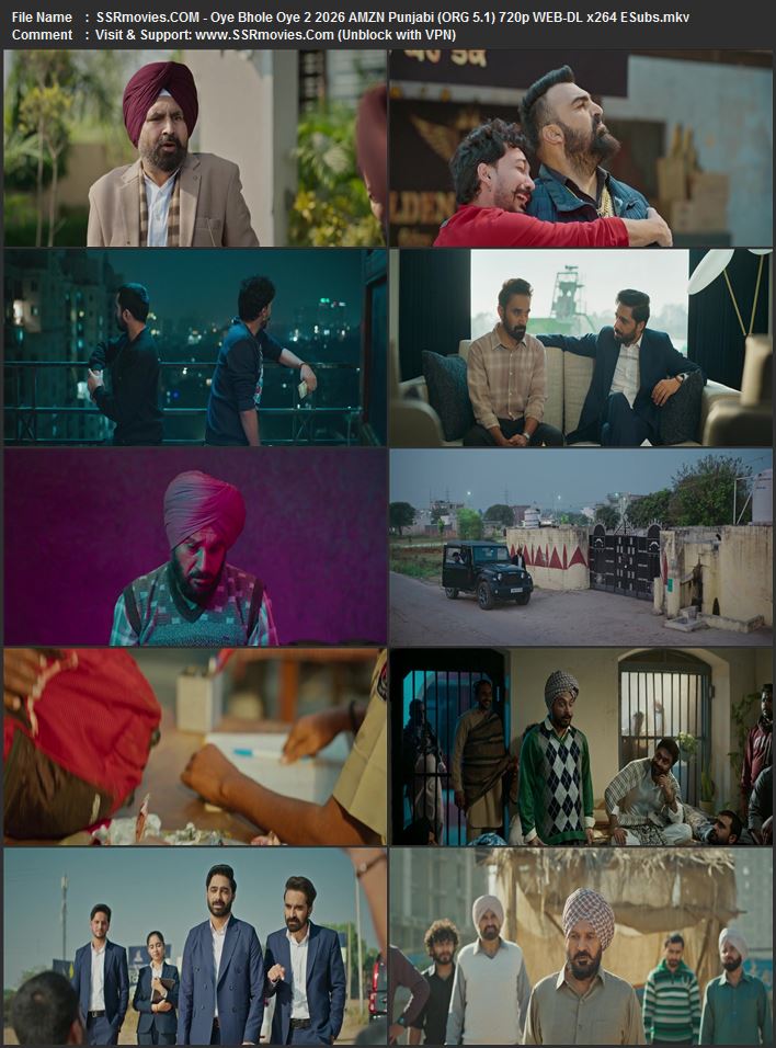 Oye Bhole Oye 2 2026 Punjabi (ORG 5.1) 1080p 720p 480p WEB-DL x264 ESubs
