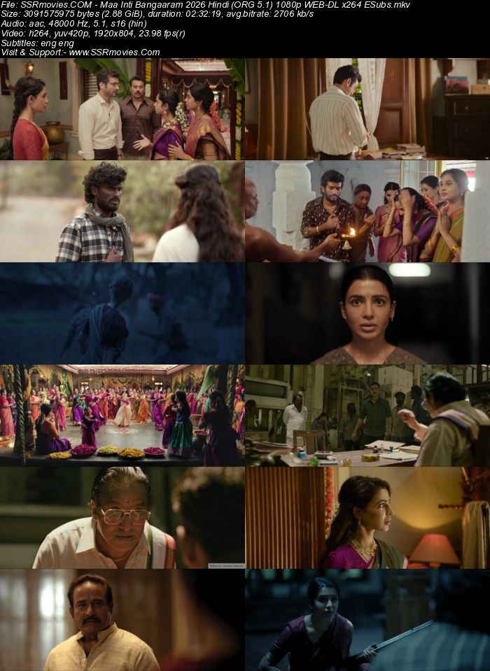 Maa Inti Bangaaram 2026 Hindi (ORG 5.1) 4K 1080p 720p 480p WEB-DL x264 ESubs