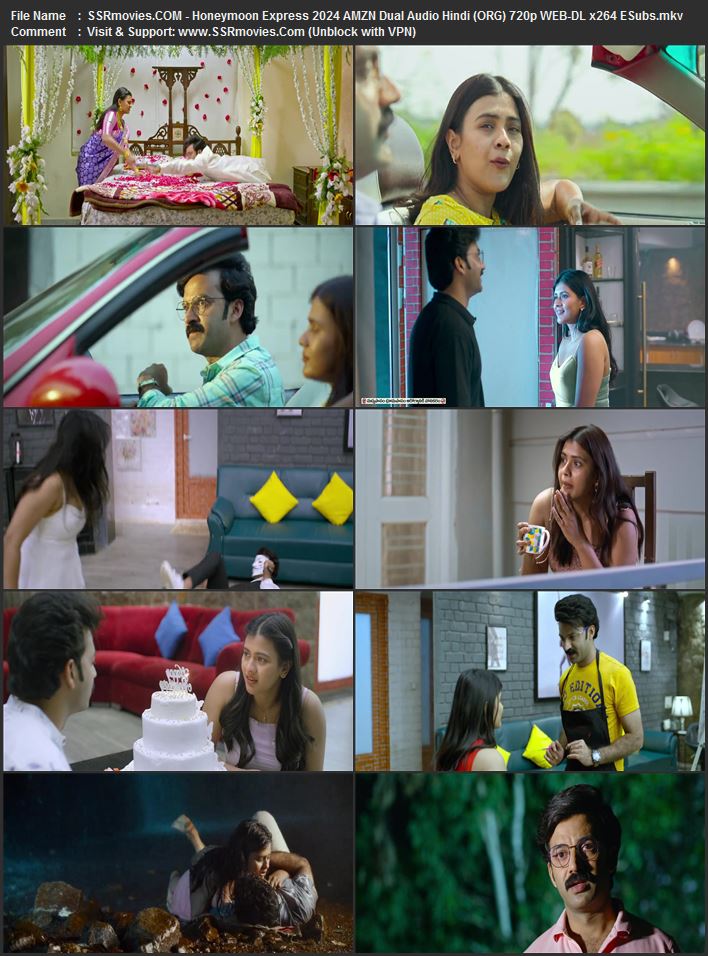 Honeymoon Express 2024 Dual Audio Hindi (ORG) 1080p 720p 480p WEB-DL x264 ESubs