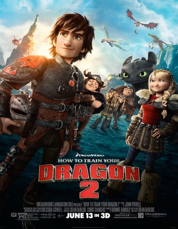How to Train Your Dragon 2 2014 Dual Audio Hindi (ORG 5.1) 1080p 720p 480p BluRay x264 ESubs