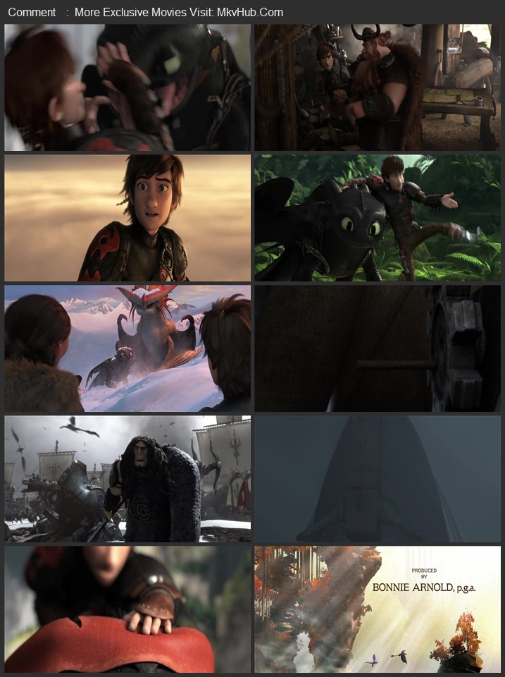 How to Train Your Dragon 2 2014 Dual Audio [Hindi-English] ORG 5.1 480p 720p 1080p BluRay x264 ESubs Download