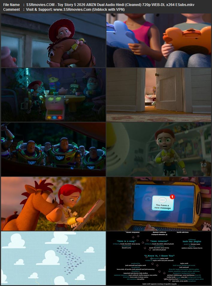 Toy Story 5 2026 Dual Audio Hindi (Cleaned) 1080p 720p 480p WEB-DL x264 ESubs