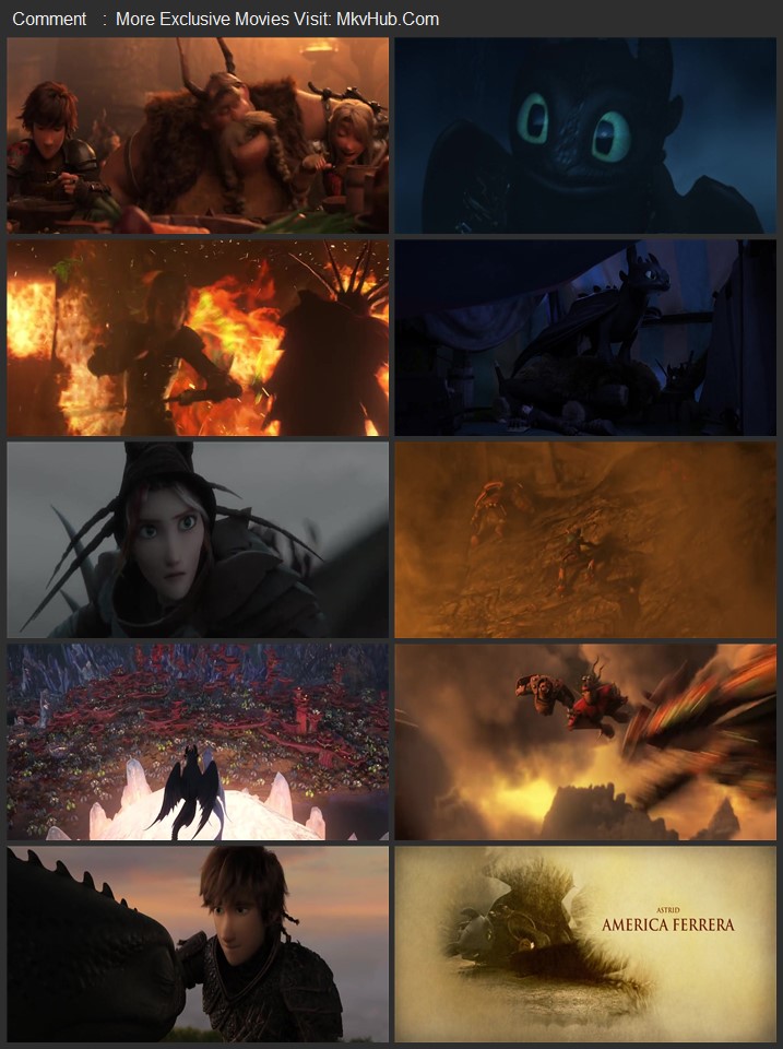How to Train Your Dragon: The Hidden World 2019 Dual Audio [Hindi-English] ORG 5.1 480p 720p 1080p BluRay x264 ESubs Download