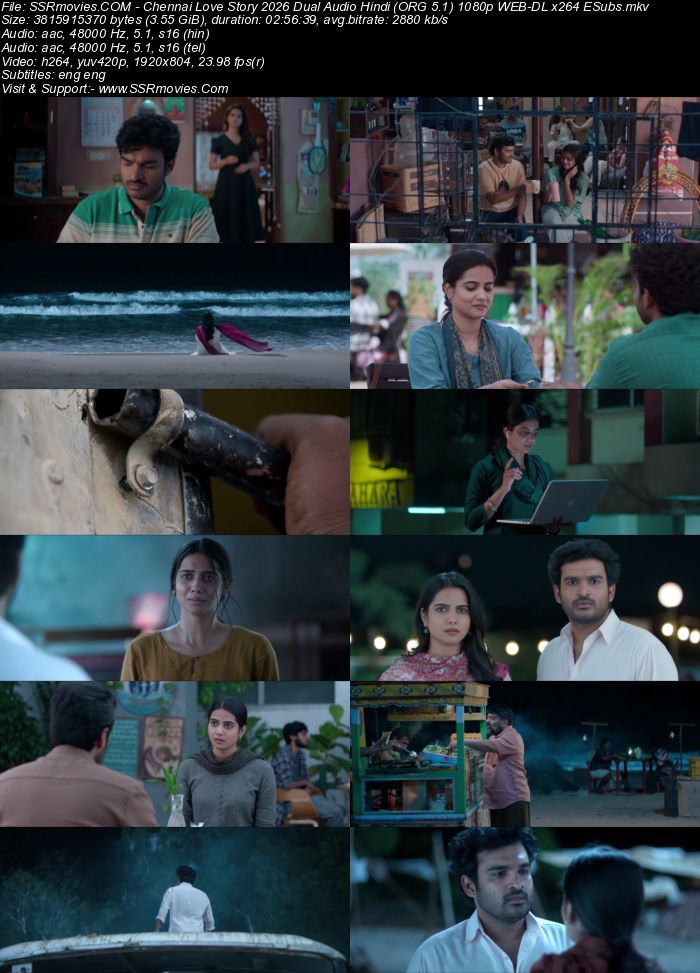 Chennai Love Story 2026 Dual Audio Hindi (ORG 5.1) 1080p 720p 480p WEB-DL x264 ESubs