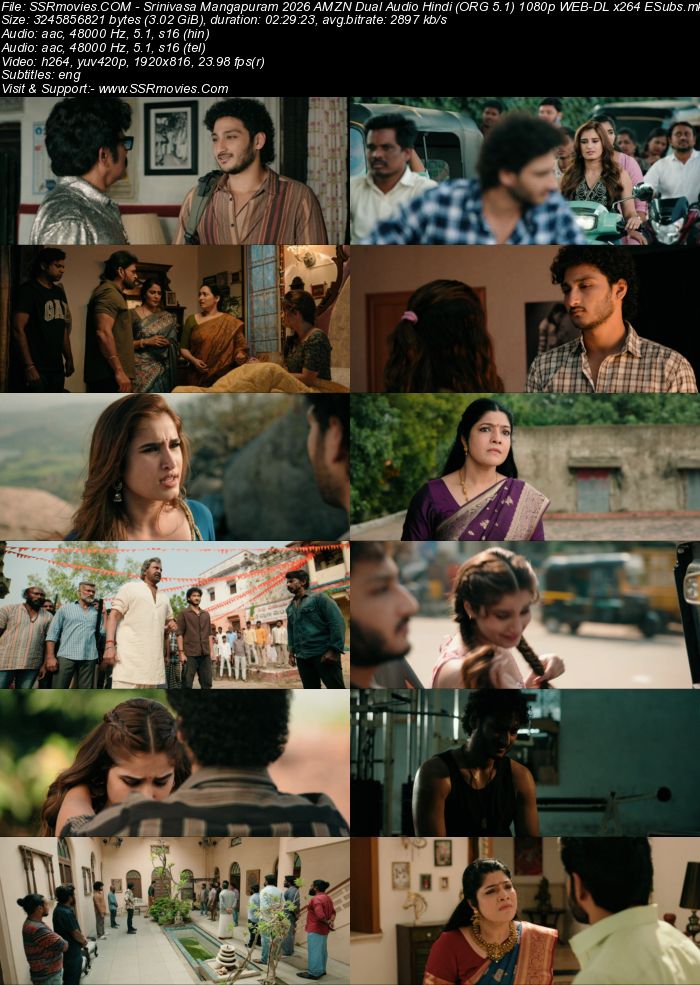 Srinivasa Mangapuram 2026 Dual Audio Hindi (ORG 5.1) 1080p 720p 480p WEB-DL x264 ESubs