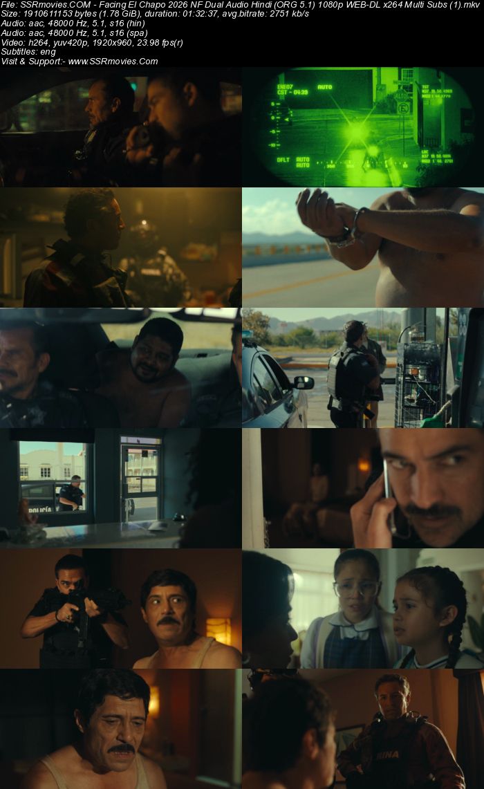 Facing El Chapo 2026 NF Dual Audio Hindi (ORG 5.1) 1080p 720p 480p WEB-DL x264 Multi Subs