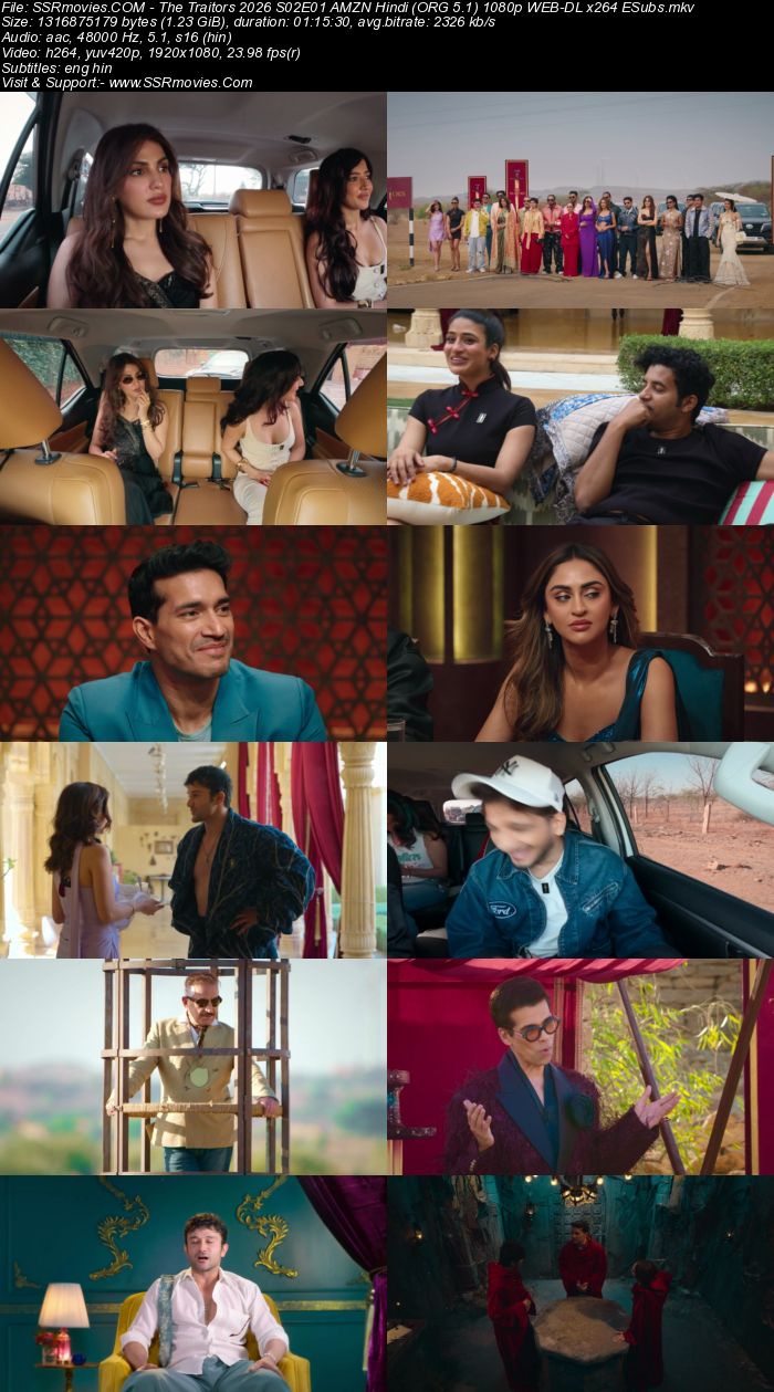 The Traitors 2026 S02 Hindi (ORG 5.1) 1080p 720p 480p WEB-DL x264 ESubs