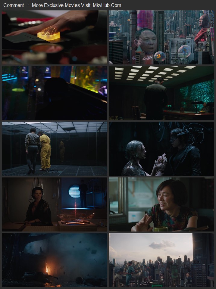 Ghost in the Shell 2017 Dual Audio [Hindi-English] ORG 2.0 480p 720p 1080p BluRay x264 ESubs Download