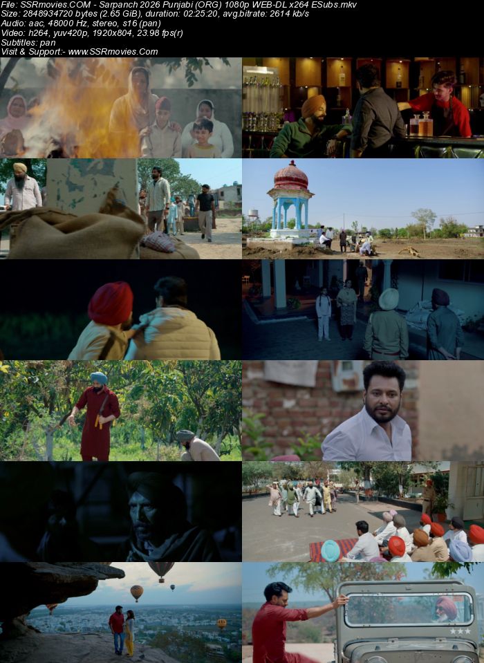 Sarpanch 2026 Punjabi (ORG) 1080p 720p 480p WEB-DL x264 ESubs