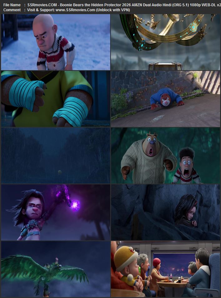 Boonie Bears: The Hidden Protector 2026 Dual Audio Hindi (ORG 5.1) 1080p 720p 480p WEB-DL x264 ESubs