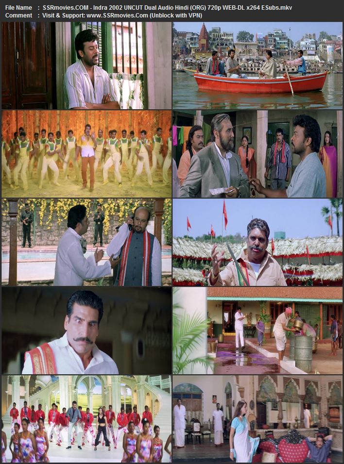 Indra 2002 Dual Audio Hindi (ORG) 1080p 720p 480p WEB-DL x264 ESubs