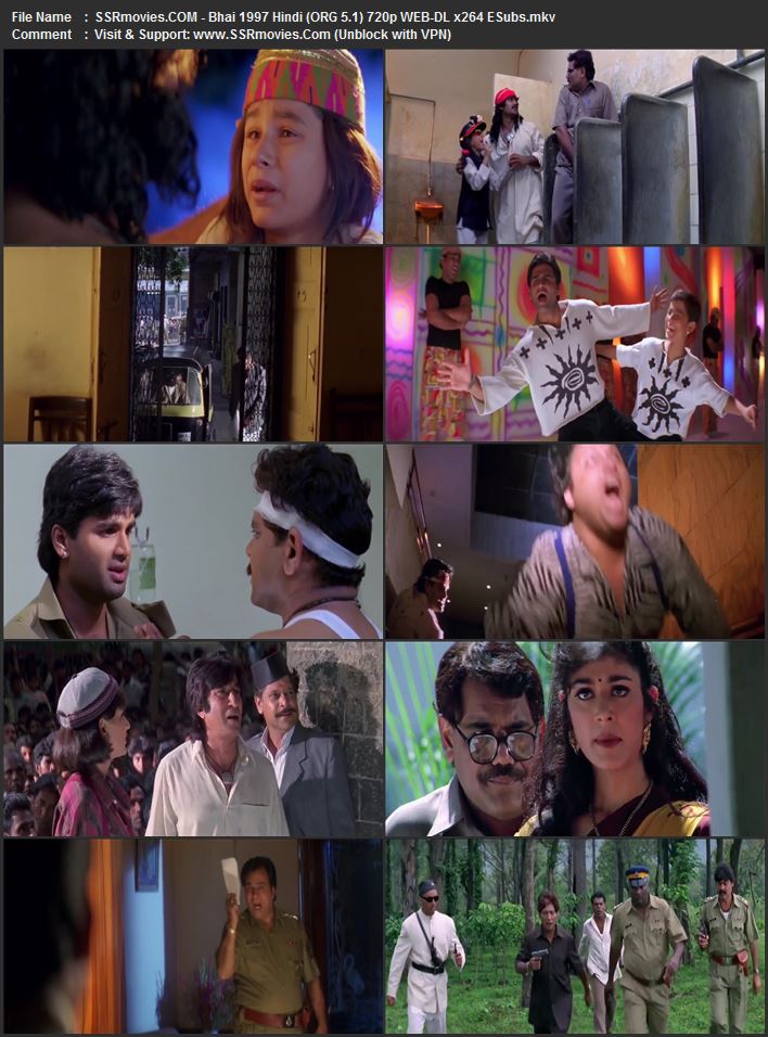 Bhai 1997 Hindi (ORG 5.1) 1080p 720p 480p WEB-DL x264 ESubs