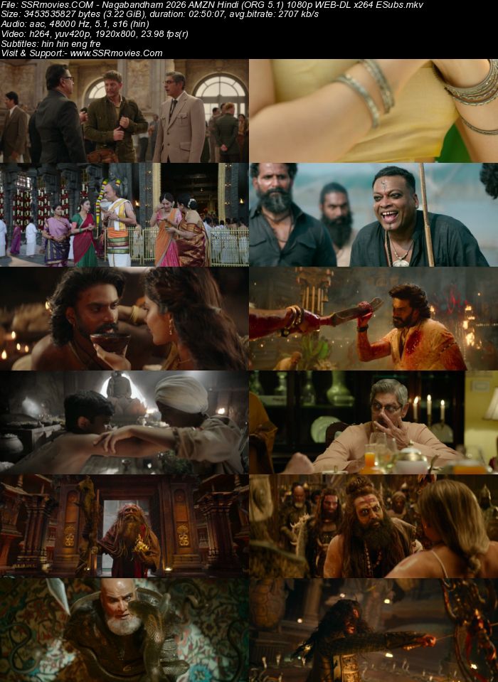 Nagabandham - The Secret Treasure 2025 AMZN Hindi (ORG 5.1) 4K 1080p 720p 480p WEB-DL x264 ESubs
