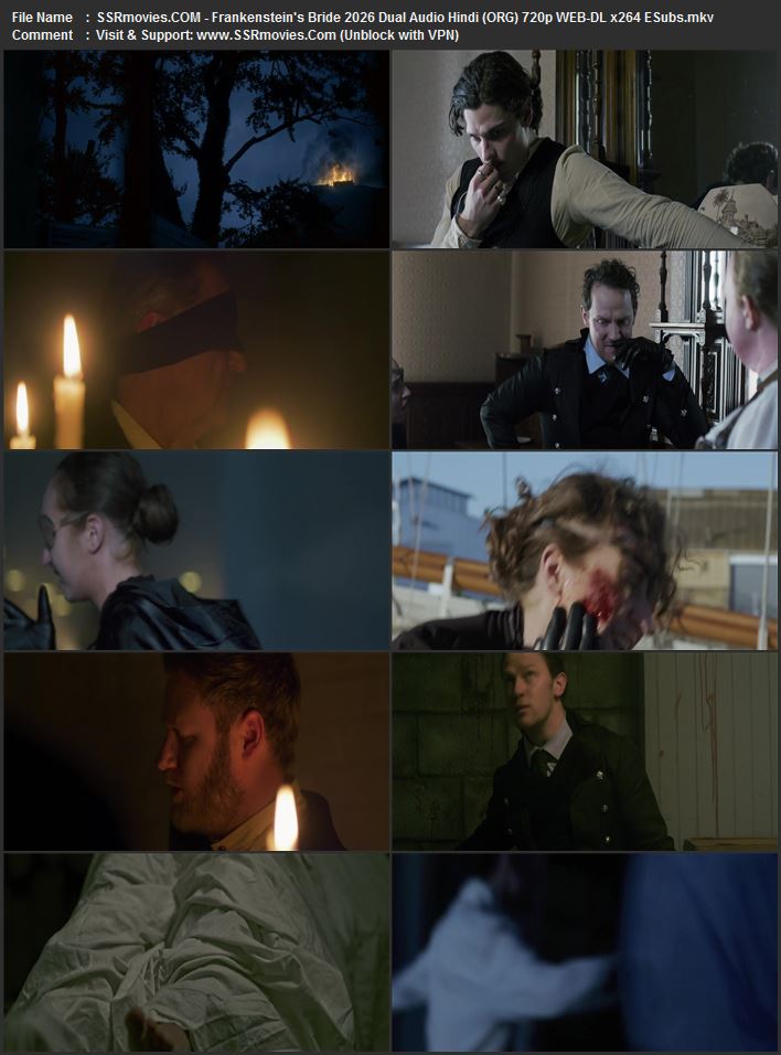 Frankenstein's Bride 2026 Dual Audio Hindi (ORG) 720p 480p WEB-DL x264 ESubs