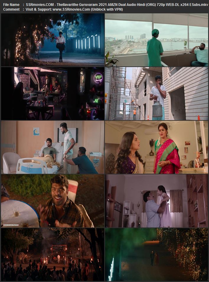 Thellavarithe Guruvaram 2021 Dual Audio Hindi (ORG) 1080p 720p 480p WEB-DL x264 ESubs
