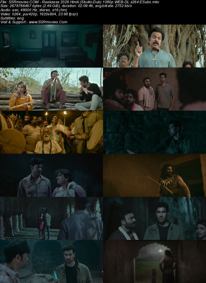 Raakaasa 2026 Hindi (Studio-Dub) 1080p 720p 480p WEB-DL x264 ESubs