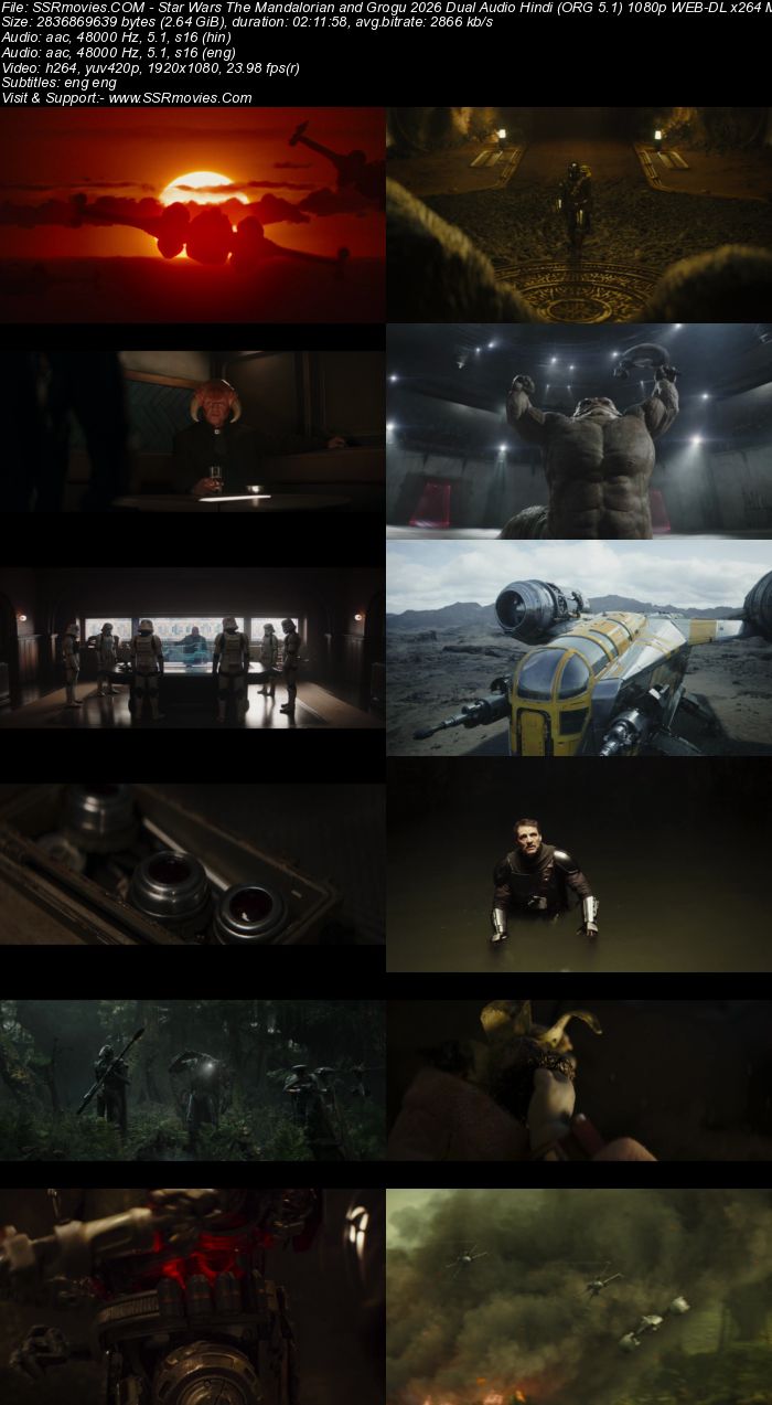 Star Wars: The Mandalorian and Grogu 2026 Dual Audio Hindi (ORG 5.1) 1080p 720p 480p WEB-DL x264 ESubs