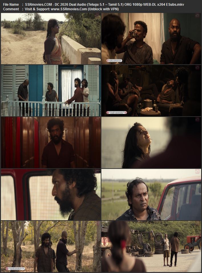 DC 2026 Dual Audio (Telugu 5.1 – Tamil 5.1) ORG 1080p 720p 480p WEB-DL x264 ESubs