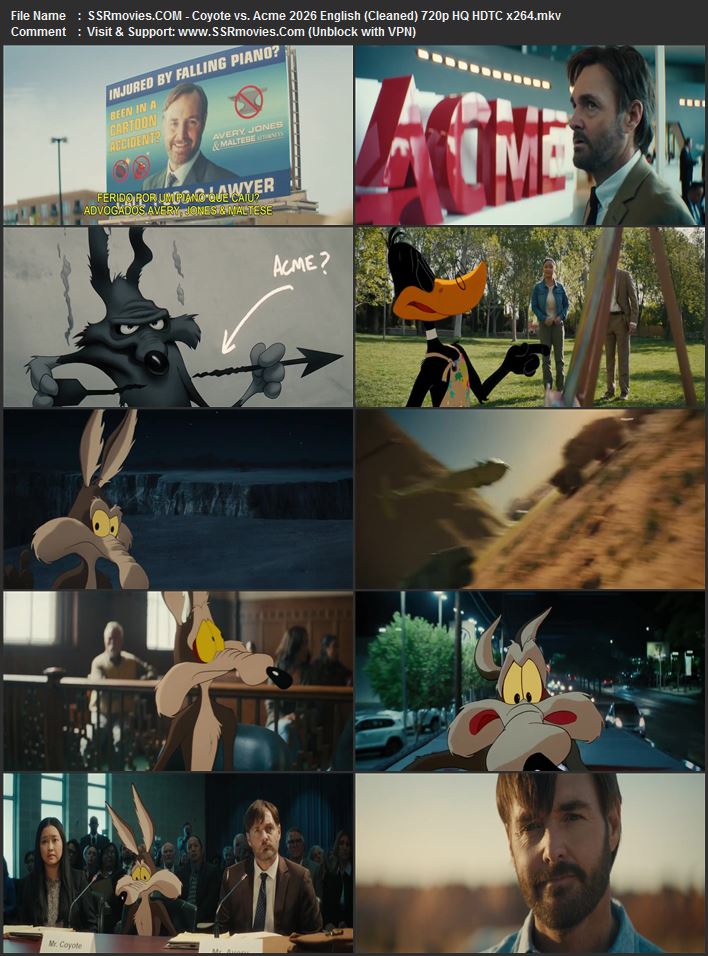 Coyote vs. Acme 2026 English (Cleaned) 1080p 720p 480p WEB-DL x264 ESubs
