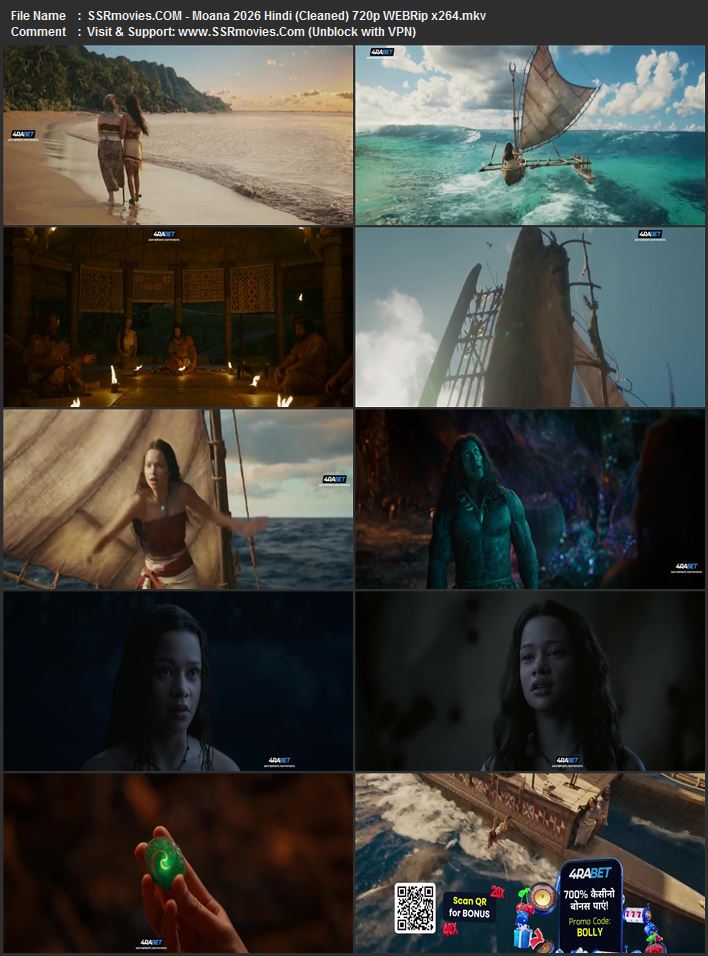 Moana 2026 Hindi (Cleaned) 1080p 720p 480p WEB-DL x264 ESubs