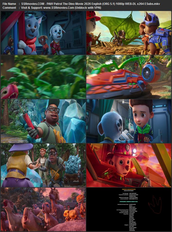 PAW Patrol: The Dino Movie 2026 English (ORG 5.1) 1080p 720p 480p WEB-DL x264 ESubs