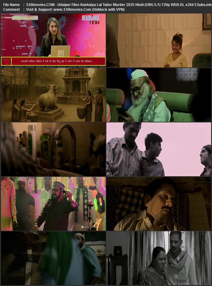 Udaipur Files: Kanhaiya Lal Tailor Murder 2025 Hindi (ORG 5.1) 1080p 720p 480p WEB-DL x264 ESubs