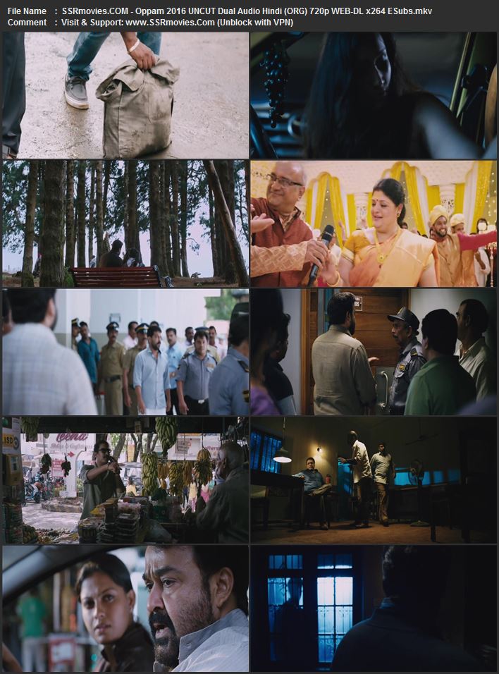 Oppam 2016 Dual Audio Hindi (ORG) 1080p 720p 480p WEB-DL x264 ESubs