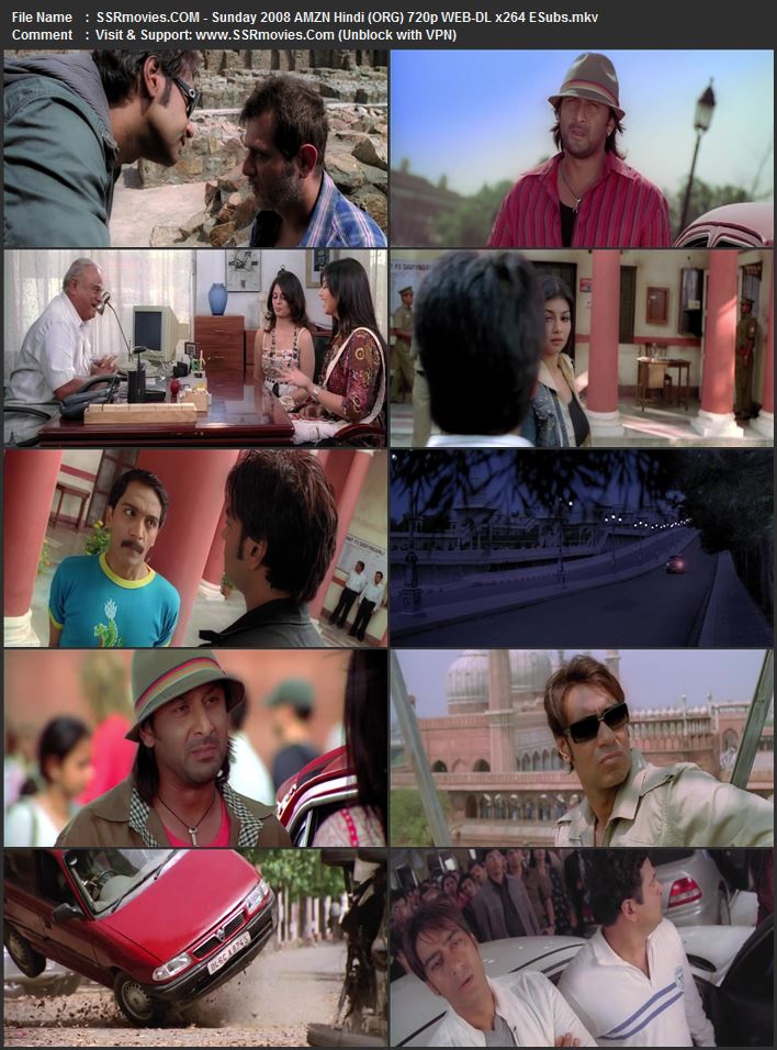 Sunday 2008 Hindi (ORG) 1080p 720p 480p WEB-DL x264 ESubs