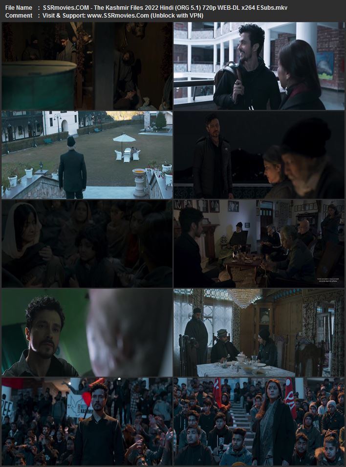 The Kashmir Files 2022 Hindi (ORG 5.1) 1080p 720p 480p WEB-DL x264 ESubs The Kashmir Files 2022 Hindi (ORG 5.1) 1080p 720p 480p WEB-DL x264 ESubs