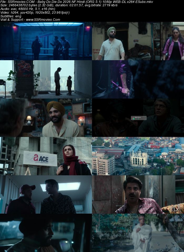 Baby Do Die Do 2026 Hindi (ORG 5.1) 4K 1080p 720p 480p WEB-DL x264 ESubs