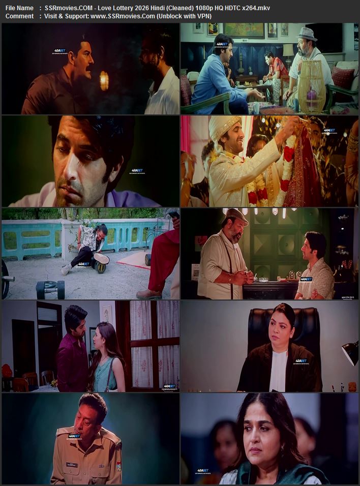 Love Lottery 2026 Hindi (Cleaned) 1080p 720p 480p HQ HDTC x264 ESubs