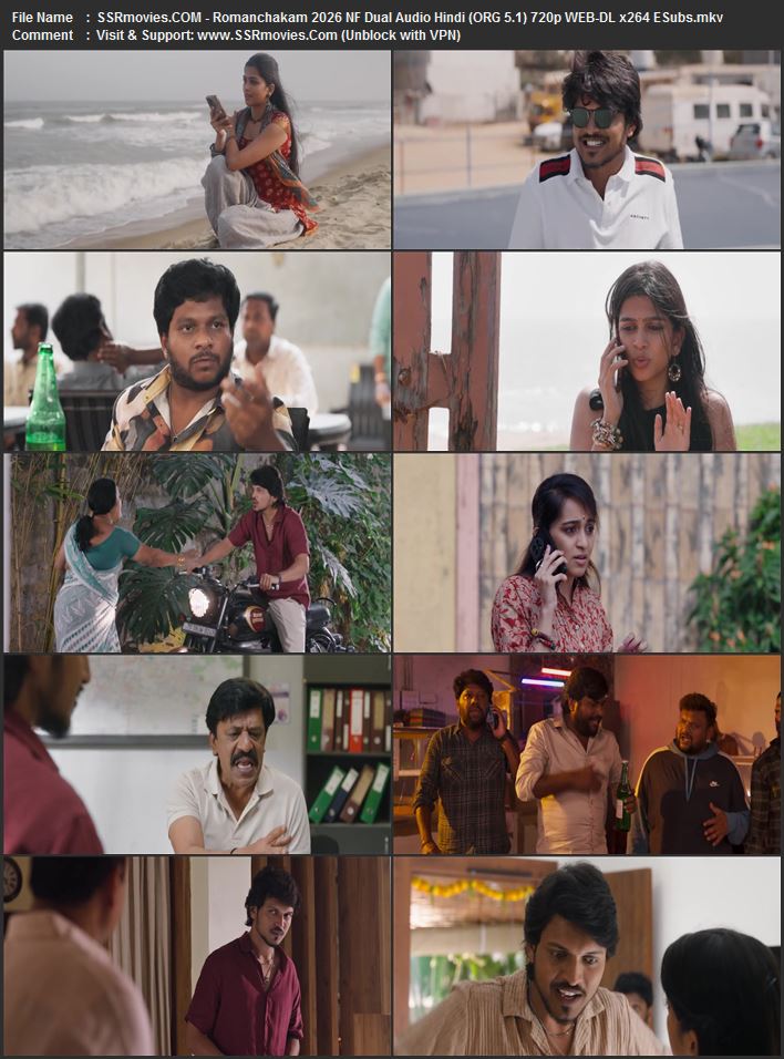 Romanchakam 2026 Dual Audio Hindi (ORG 5.1) 1080p 720p 480p WEB-DL x264 ESubs Romanchakam 2026 Dual Audio Hindi (ORG 5.1) 1080p 720p 480p WEB-DL x264 ESubs