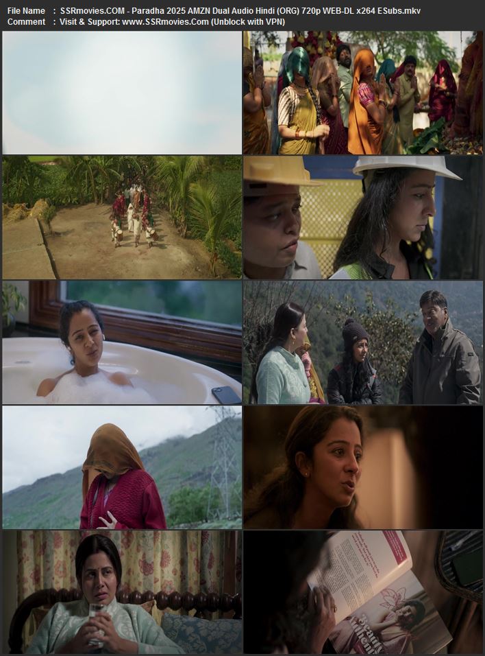 Paradha 2025 Dual Audio Hindi (ORG) 1080p 720p 480p WEB-DL x264 ESubs Paradha 2025 Dual Audio Hindi (ORG) 1080p 720p 480p WEB-DL x264 ESubs