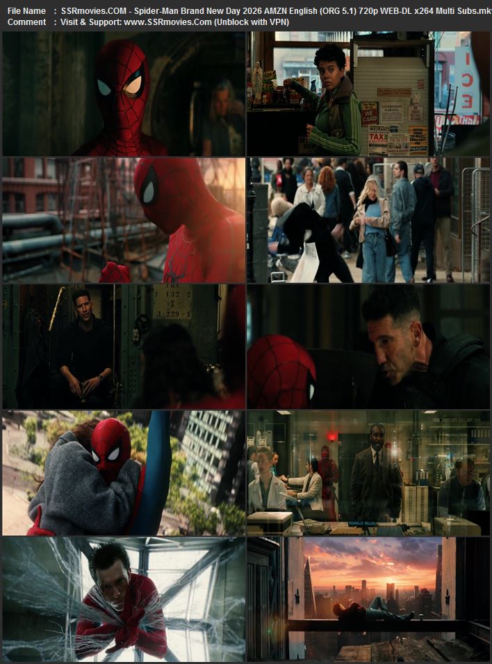 Spider-Man: Brand New Day 2026 English (ORG 5.1) 1080p 720p 480p WEB-DL x264 ESubs