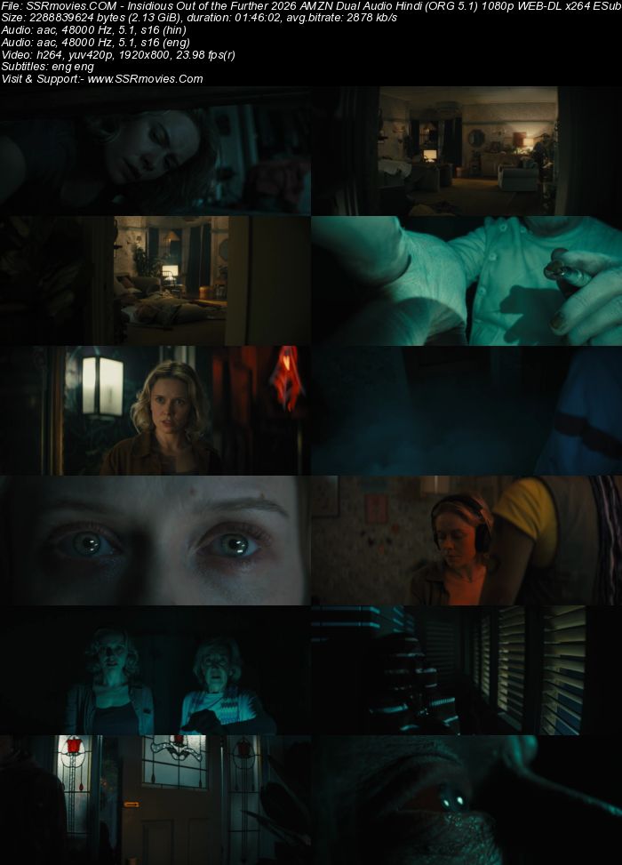Insidious: Out of the Further 2026 Dual Audio Hindi (ORG 5.1) 4K 1080p 720p 480p WEB-DL x264 ESubs