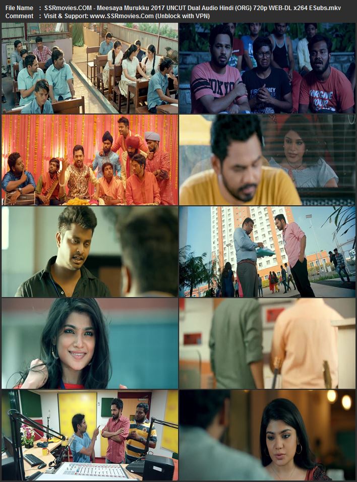 Meesaya Murukku 2017 Tamil 1080p 720p 480p WEB-DL x264 ESubs Meesaya Murukku 2017 Tamil 1080p 720p 480p WEB-DL x264 ESubs
