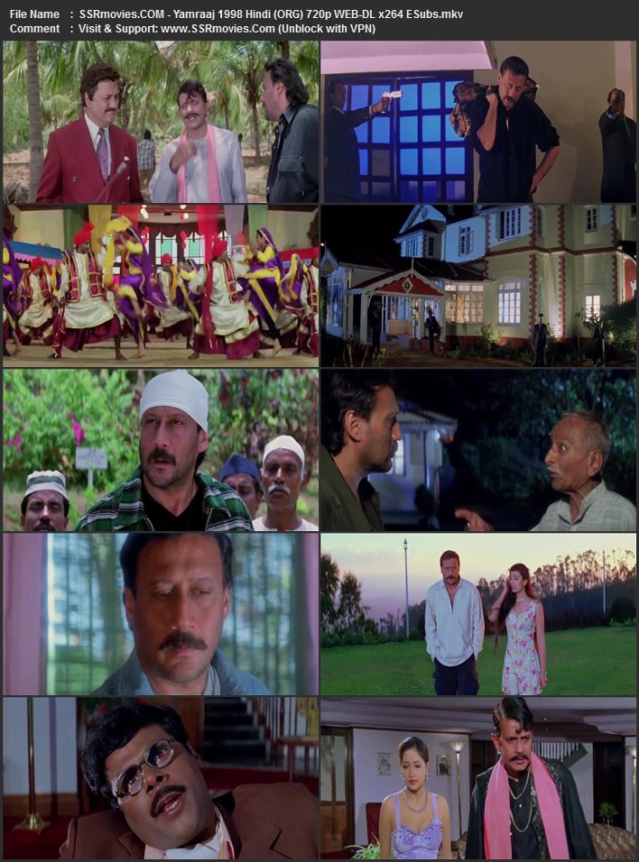Yamraaj 1998 Hindi (ORG) 1080p 720p 480p WEB-DL x264 ESubs Yamraaj 1998 Hindi (ORG) 1080p 720p 480p WEB-DL x264 ESubs