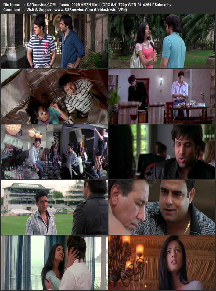 Jannat: In Search of Heaven... 2008 Hindi (ORG 5.1) 1080p 720p 480p WEB-DL x264 ESubs