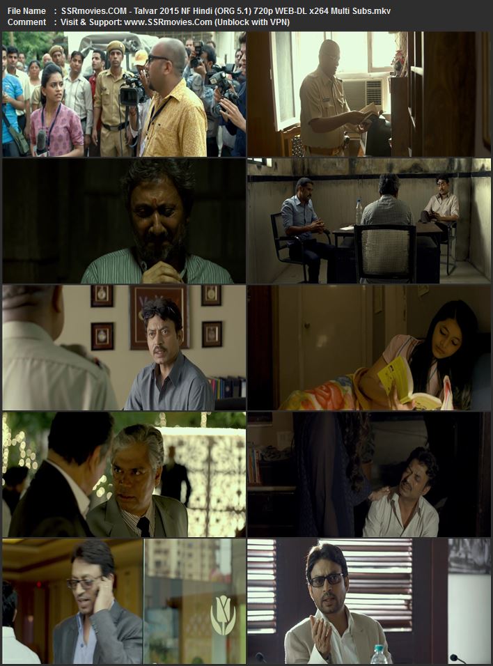 Talvar 2015 Hindi (ORG 5.1) 1080p 720p 480p WEB-DL x264 ESubs