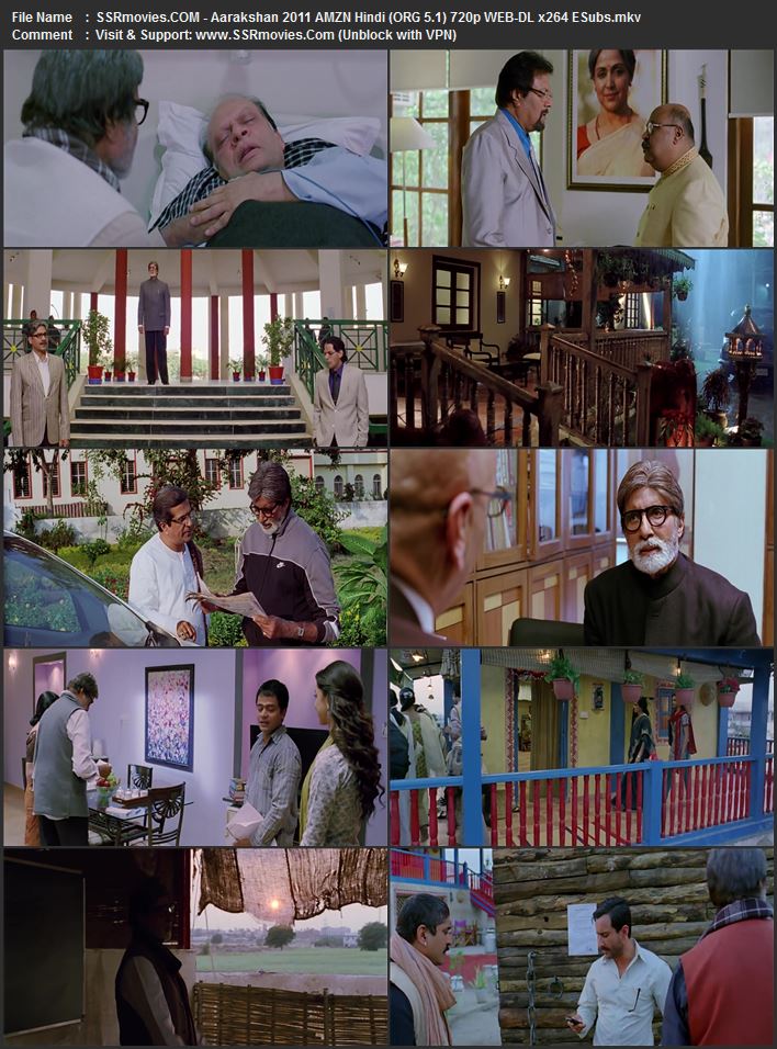 Aarakshan 2011 Hindi (ORG 5.1) 1080p 720p 480p WEB-DL x264 ESubs Aarakshan 2011 Hindi (ORG 5.1) 1080p 720p 480p WEB-DL x264 ESubs