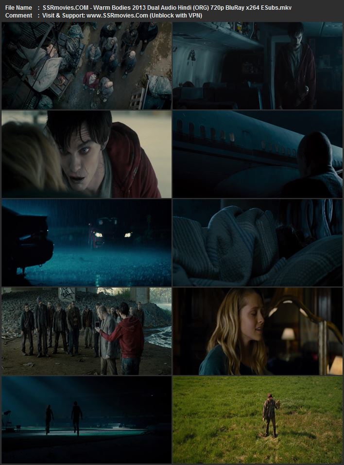 Warm Bodies 2013 Dual Audio Hindi (ORG) 1080p 720p 480p BluRay x264 ESubs Warm Bodies 2013 Dual Audio Hindi (ORG) 1080p 720p 480p BluRay x264 ESubs