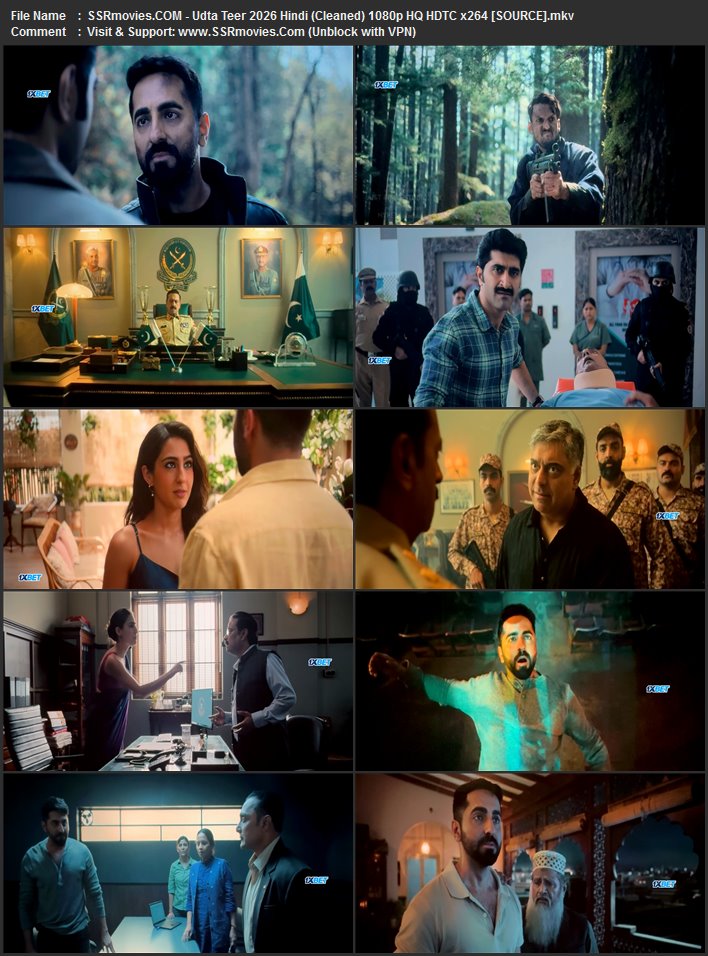 Udta Teer 2026 Hindi (Cleaned) 1080p 720p 480p HQ HDTC x264 ESubs